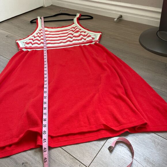 Modcloth Dress Right On Retro Striped Knit Sleeveless A-Line Womens Size 2X READ - Picture 3 of 9
